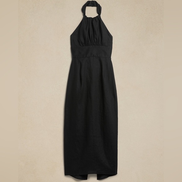 NWT! Banana Republic Lisa Midi Linen Dress - Multiple Sizes🦋 - Picture 3 of 6